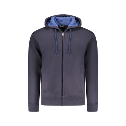 Coveri Moving Felpa Maniche Lunghe Uomo Blu Zip Ricamo Felpe - foto prodotto