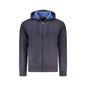 Coveri Moving Felpa Maniche Lunghe Uomo Blu Zip Ricamo Felpe - foto prodotto