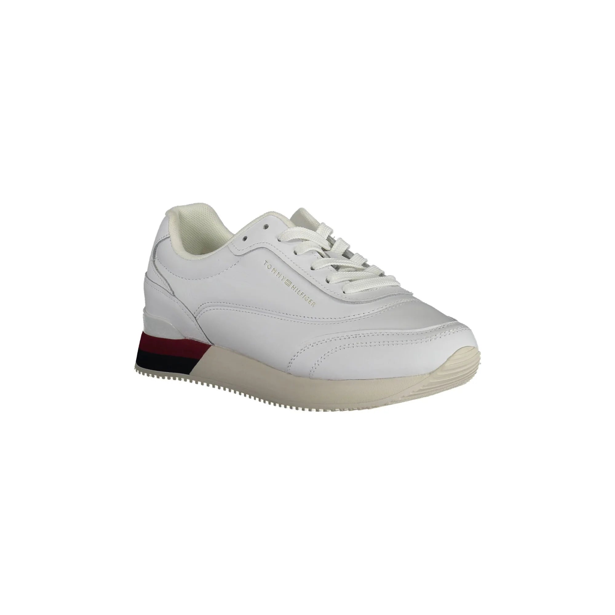 TOMMY HILFIGER Scarpe Sneakers Donna Bianche con Lacci e Logo bianco - vista 2