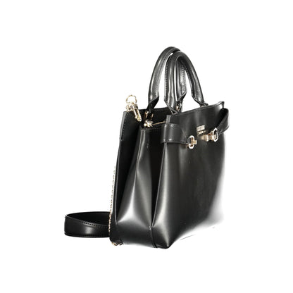 Guess Jeans Borsa a Tracolla Donna Nera Dettagli a Contrasto Borse nero - vista 3