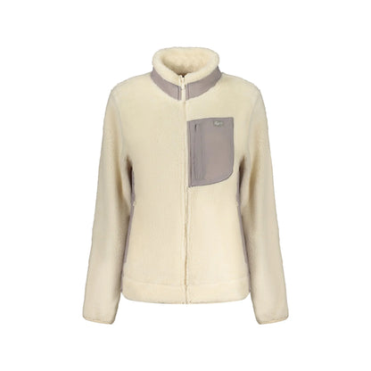 Norway 1963 Felpa Donna Bianca con Zip Peluche Applicazione Logo Felpe Bianco - foto prodotto