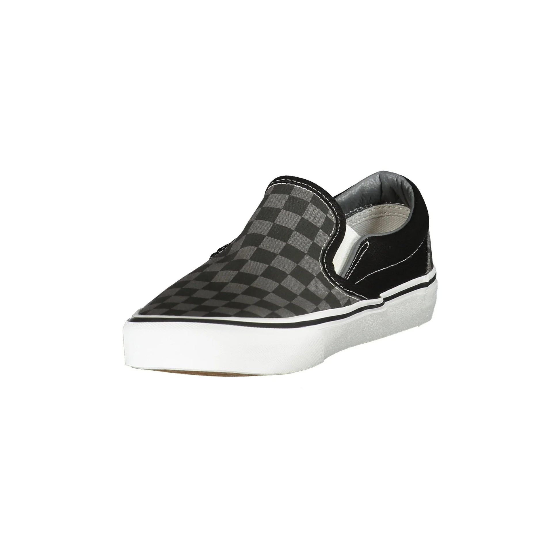 VANS Slip-On Sportive Uomo Nere a Scacchi con Elastico Sneakers nero - vista 3