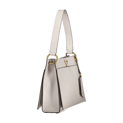 Guess Jeans Borsa a Tracolla Donna Grigia Dettagli a Contrasto Borse grigio - vista 3