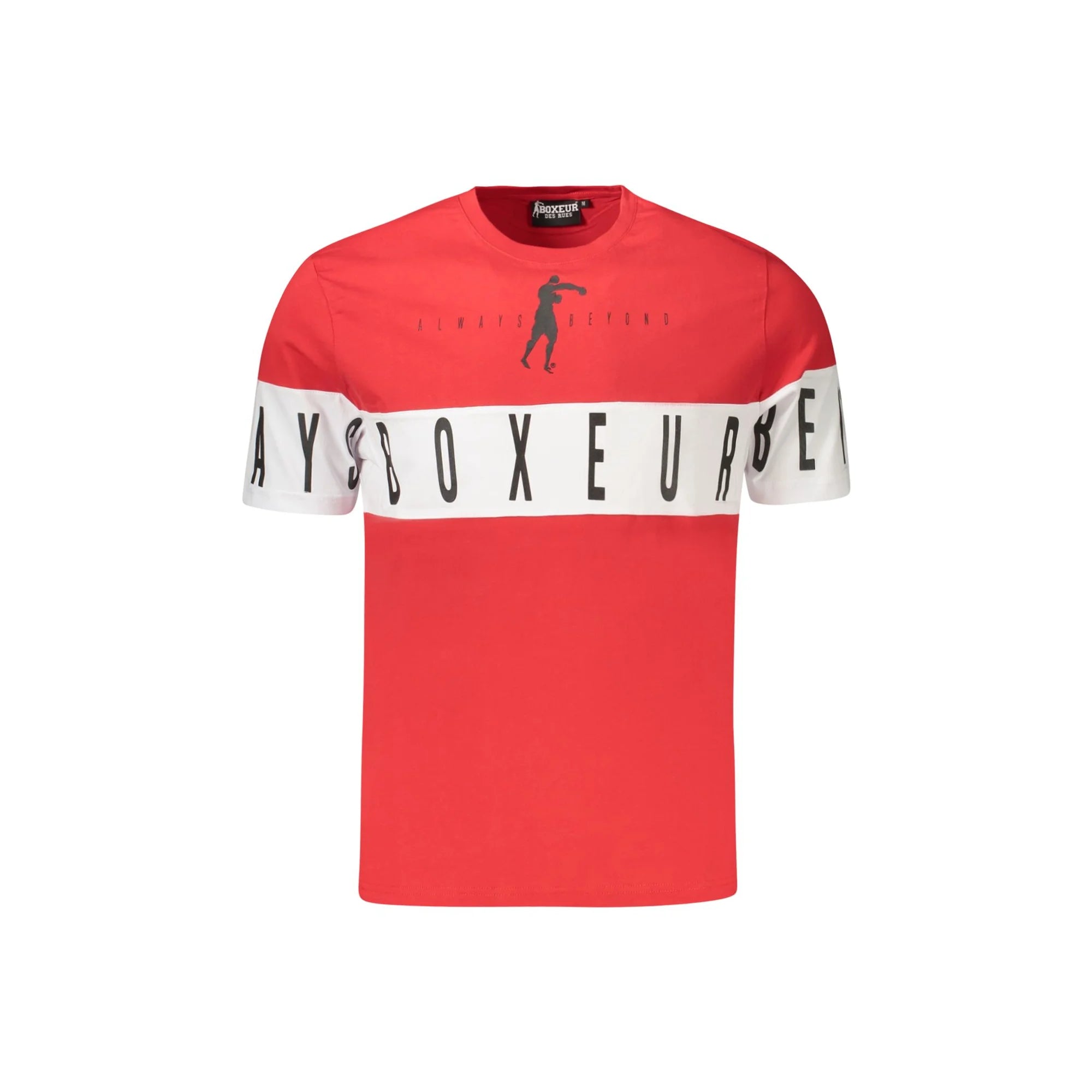 BOXEUR DES RUES T-SHIRT MANICHE CORTE UOMO ROSSO