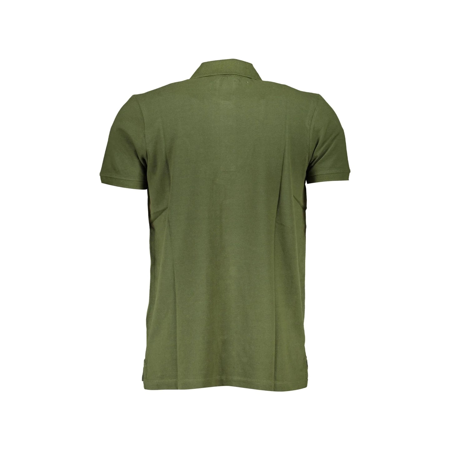 Gian Marco Venturi Polo Maniche Corte Uomo Verde Logo - vista 2