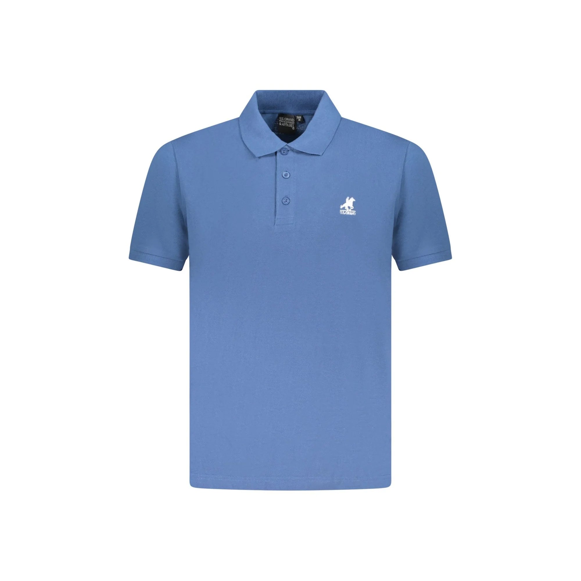 U.S. GRAND POLO POLO MANICHE CORTE UOMO BLU