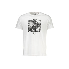 Gian Marco Venturi T-Shirt Maniche Corte Uomo Bianca Stampa Logo