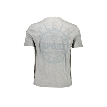 PLEIN SPORT T-Shirt Maniche Corte Uomo Grigia Stampa grigio - vista 2