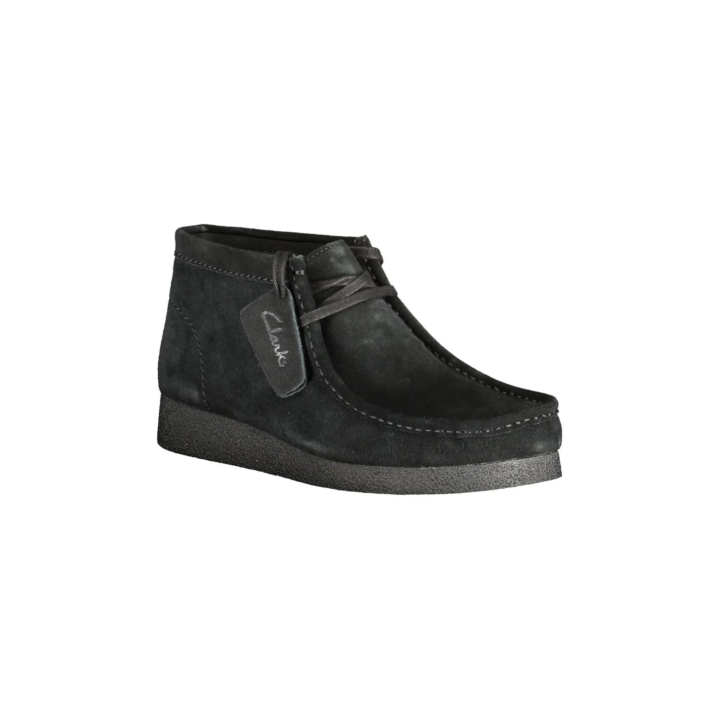 Clarks Sneakers Uomo Nere Pelle Scamosciata Logo nero - vista 2
