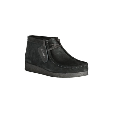 Clarks Sneakers Uomo Nere Pelle Scamosciata Logo nero - vista 2