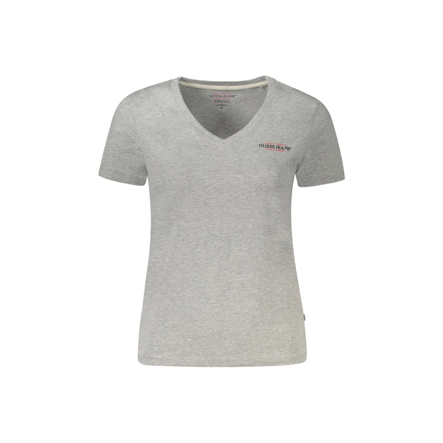 Guess Jeans T-Shirt Maniche Corte Donna Grigia Stampa Logo Grigio - foto prodotto