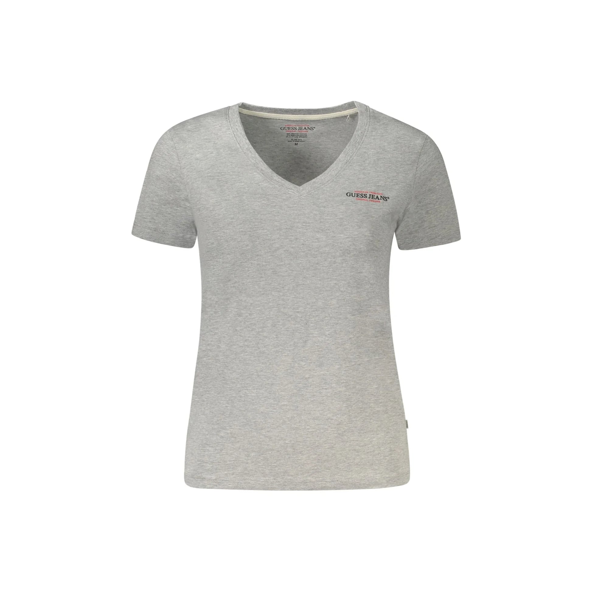 Guess Jeans T-Shirt Maniche Corte Donna Grigia Stampa Logo Grigio - foto prodotto