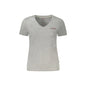 Guess Jeans T-Shirt Maniche Corte Donna Grigia Stampa Logo Grigio - foto prodotto