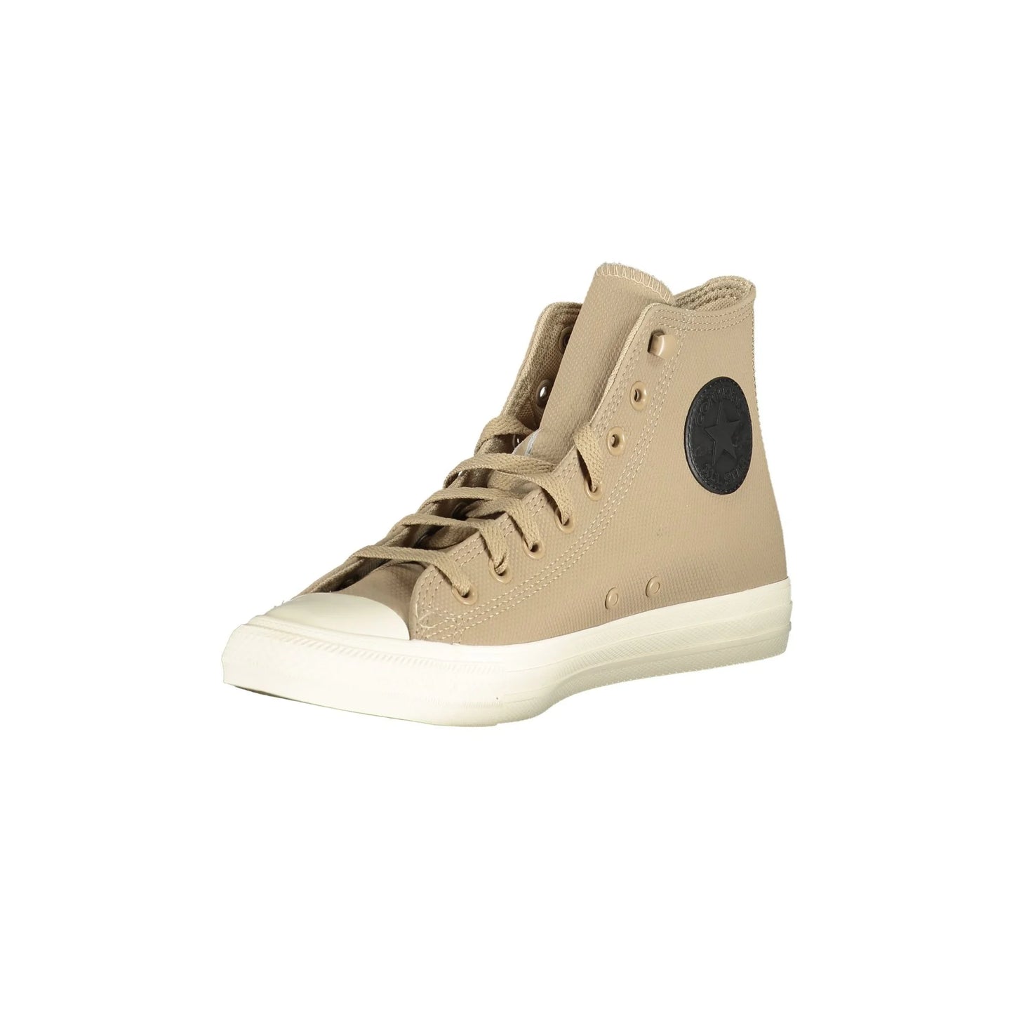 Converse Sneakers Donna Beige Logo - vista 3