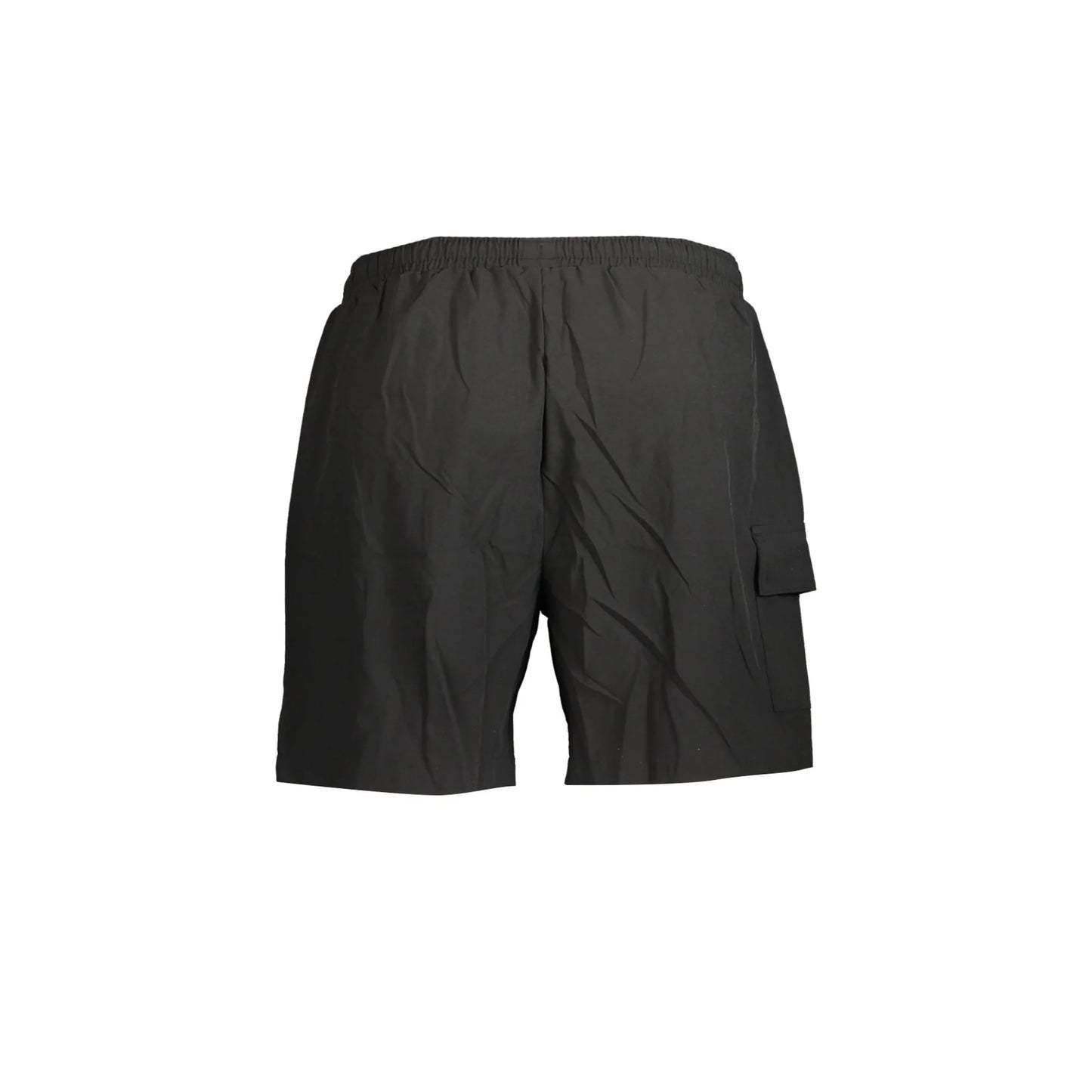 Fila Costume Mare Uomo Nero Stampa Logo - vista 2