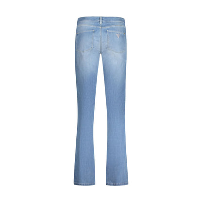 Guess Jeans Donna Azzurri Effetto Slavato Logo - vista 2