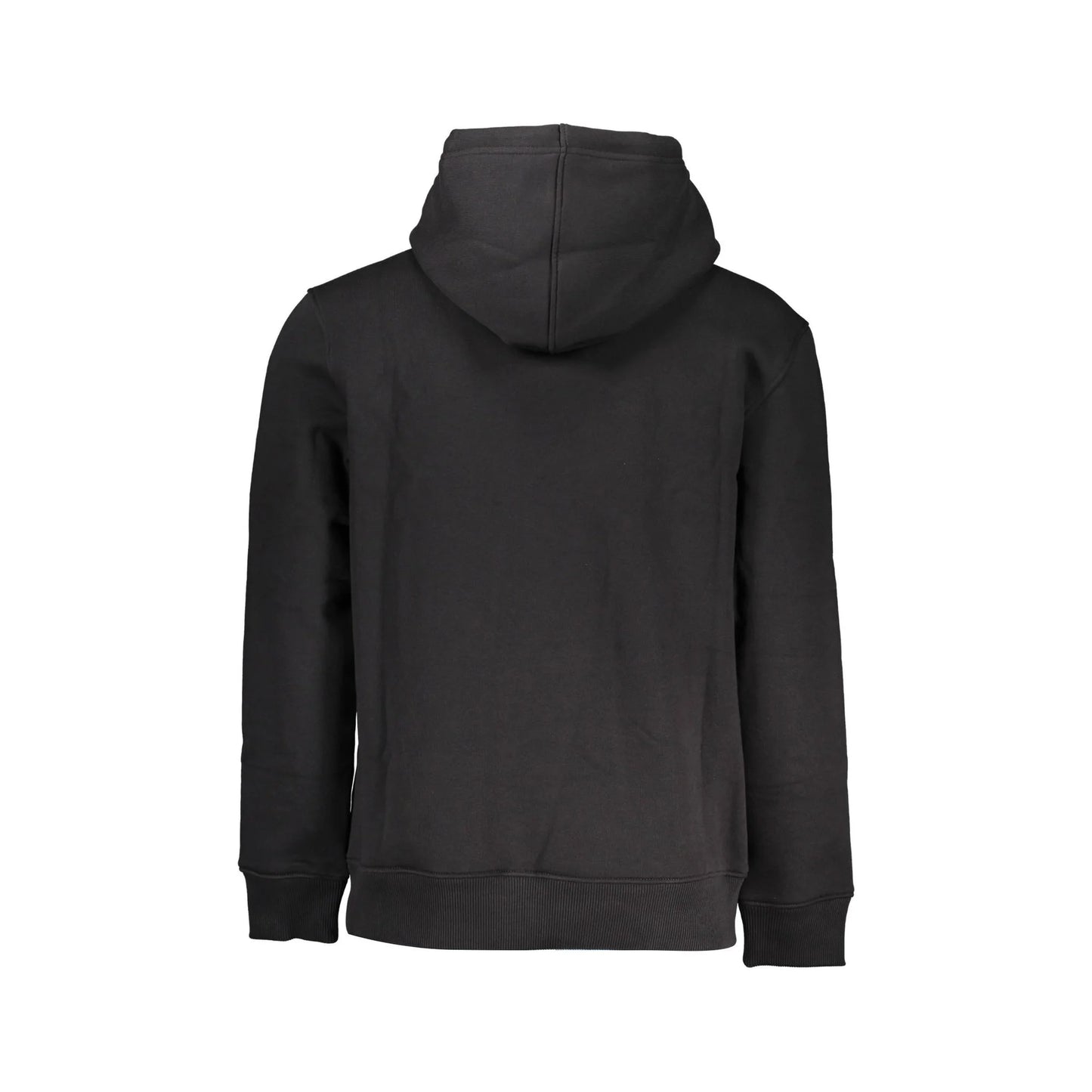 Calvin Klein Felpa Uomo Nera Cappuccio Felpata Ricamo Stampa Felpe nero - vista 3
