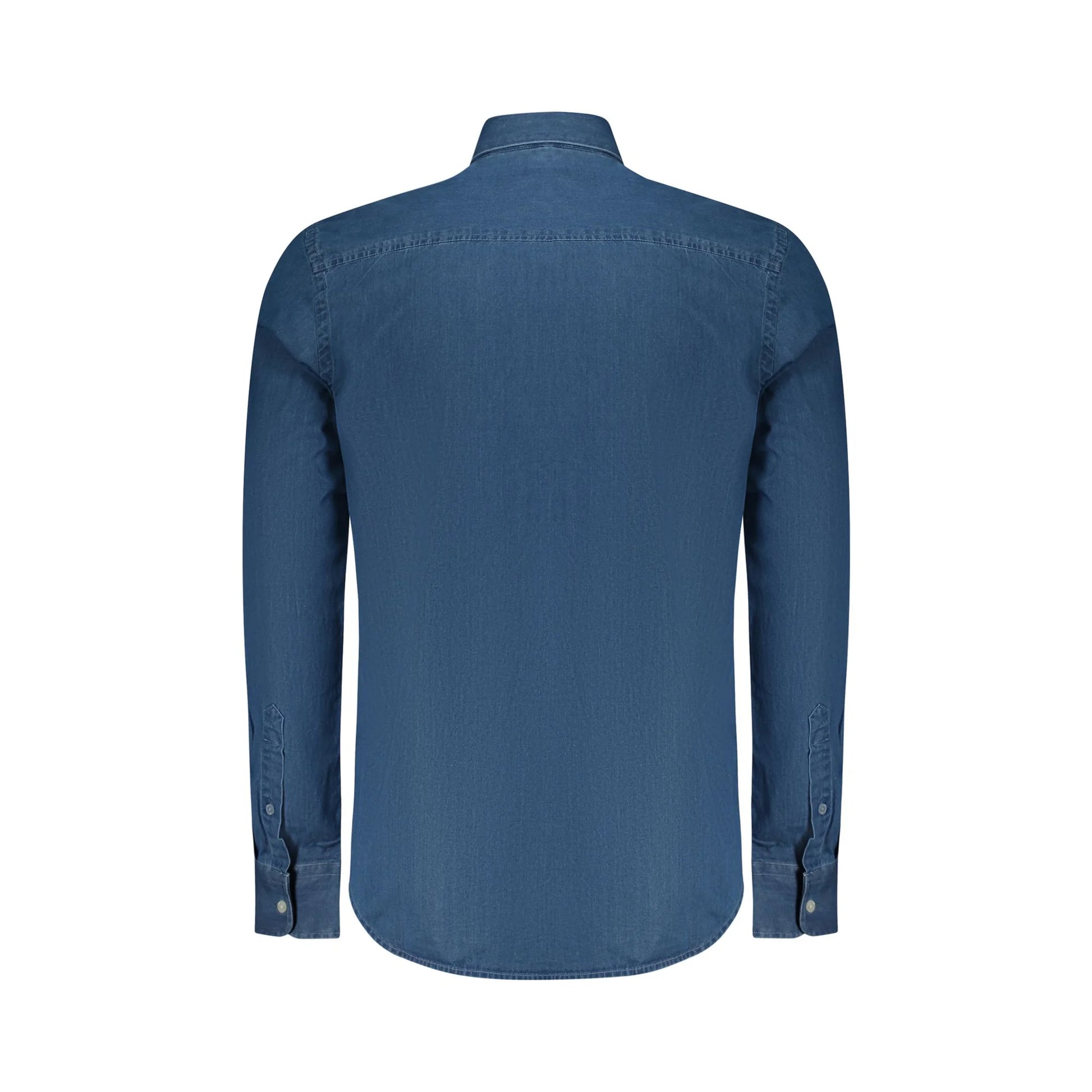 North Sails Camicia Maniche Lunghe Uomo Blu Ricamo Camicie - vista 2