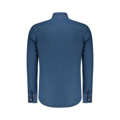 North Sails Camicia Maniche Lunghe Uomo Blu Ricamo Camicie - vista 2