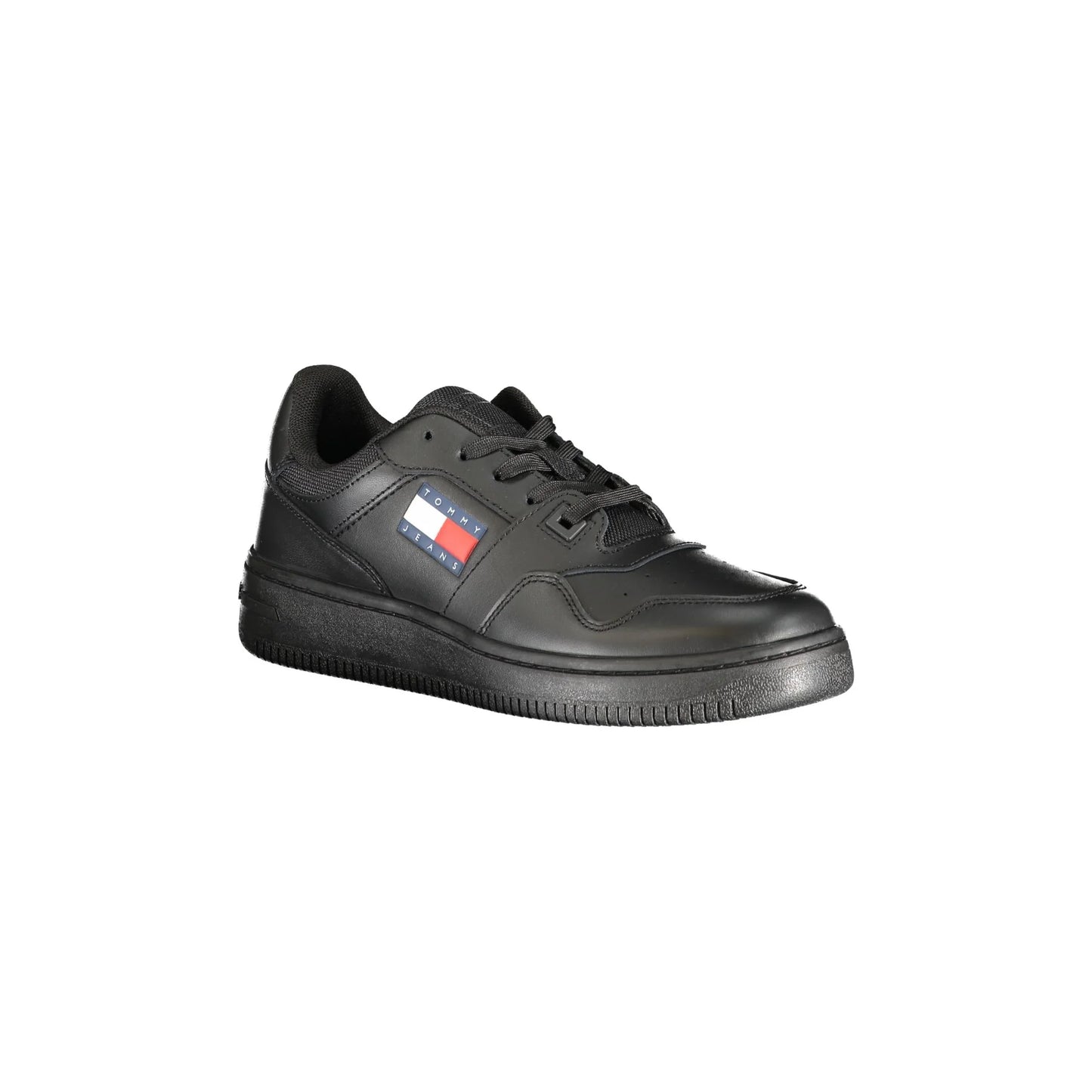 TOMMY HILFIGER Scarpe Sneakers Donna Nero con Dettagli a Contrasto - vista 2