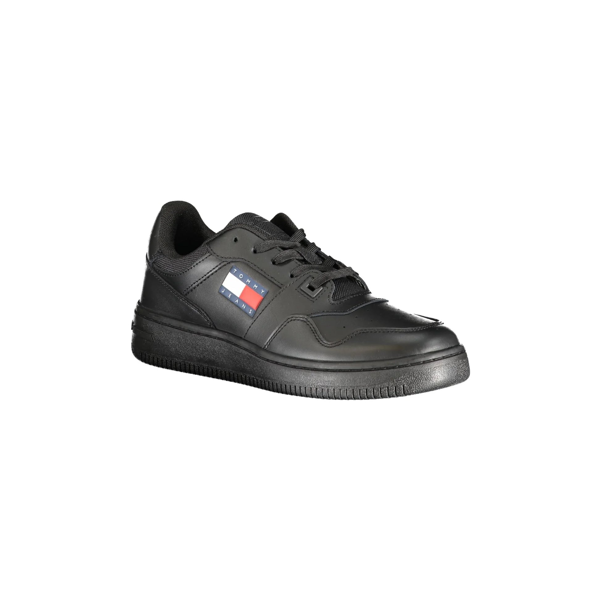 TOMMY HILFIGER Scarpe Sneakers Donna Nero con Dettagli a Contrasto - vista 2