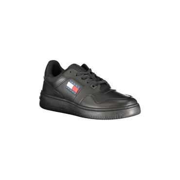 TOMMY HILFIGER Scarpe Sneakers Donna Nero con Dettagli a Contrasto - vista 2