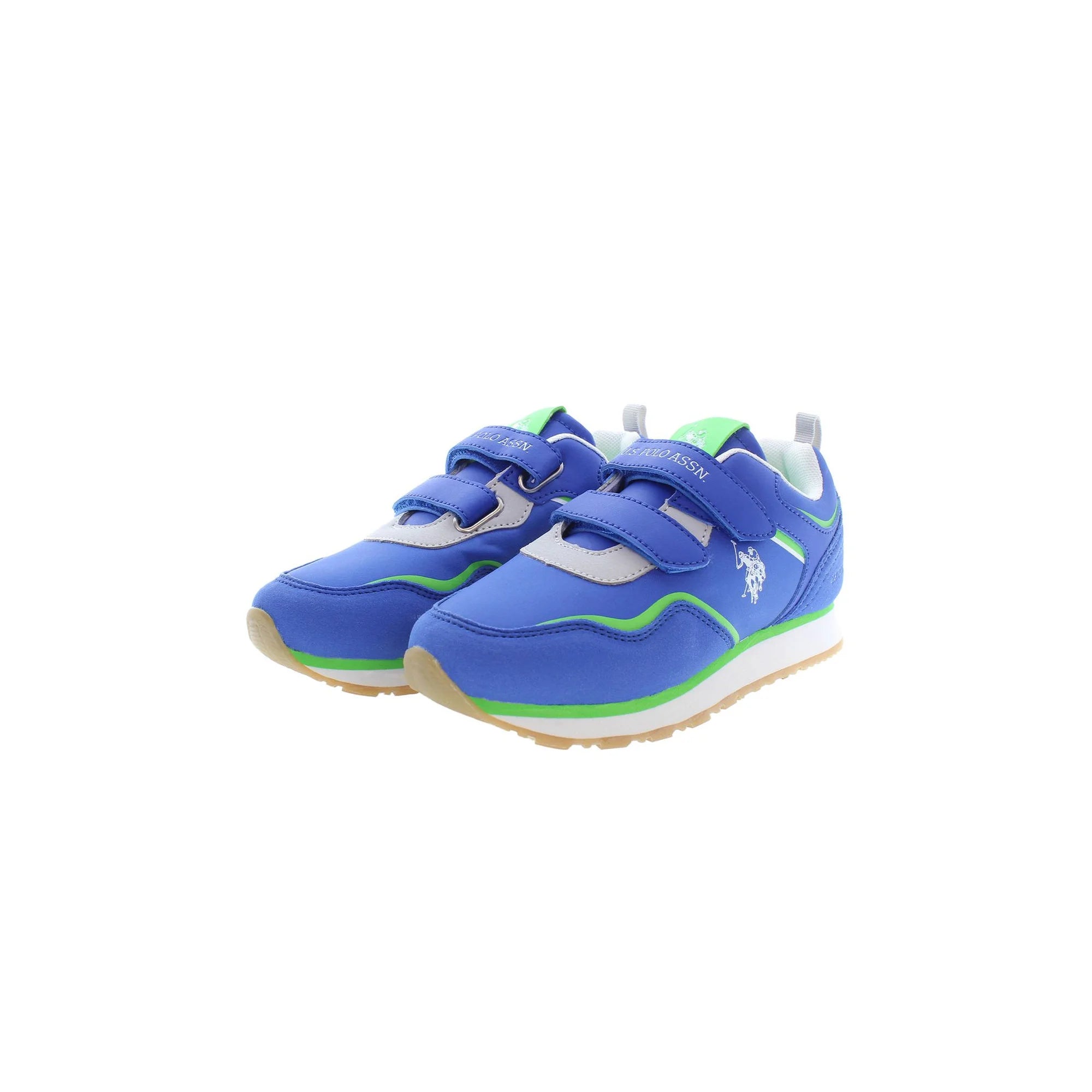 U.S. Polo Best Price Sneakers Bambino Blu Strap - vista 3