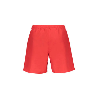 Fila Costume Mare Uomo Rosso Stampa Logo - vista 2