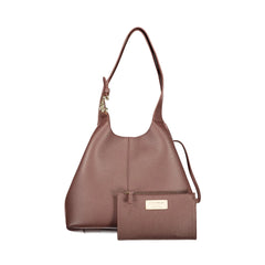 Coccinelle Pochette Donna Marrone Logo
