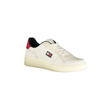 Tommy Hilfiger Sneakers Uomo Bianche Dettagli a Contrasto bianco - vista 2