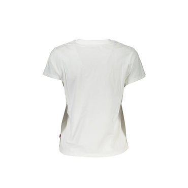 LEVI'S T-SHIRT MANICHE CORTE DONNA BIANCO