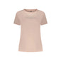 GUESS JEANS T-SHIRT MANICHE CORTE DONNA ROSA