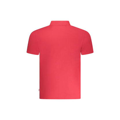Pepe Jeans Polo Maniche Corte Uomo Rossa Ricamo rosso - vista 2