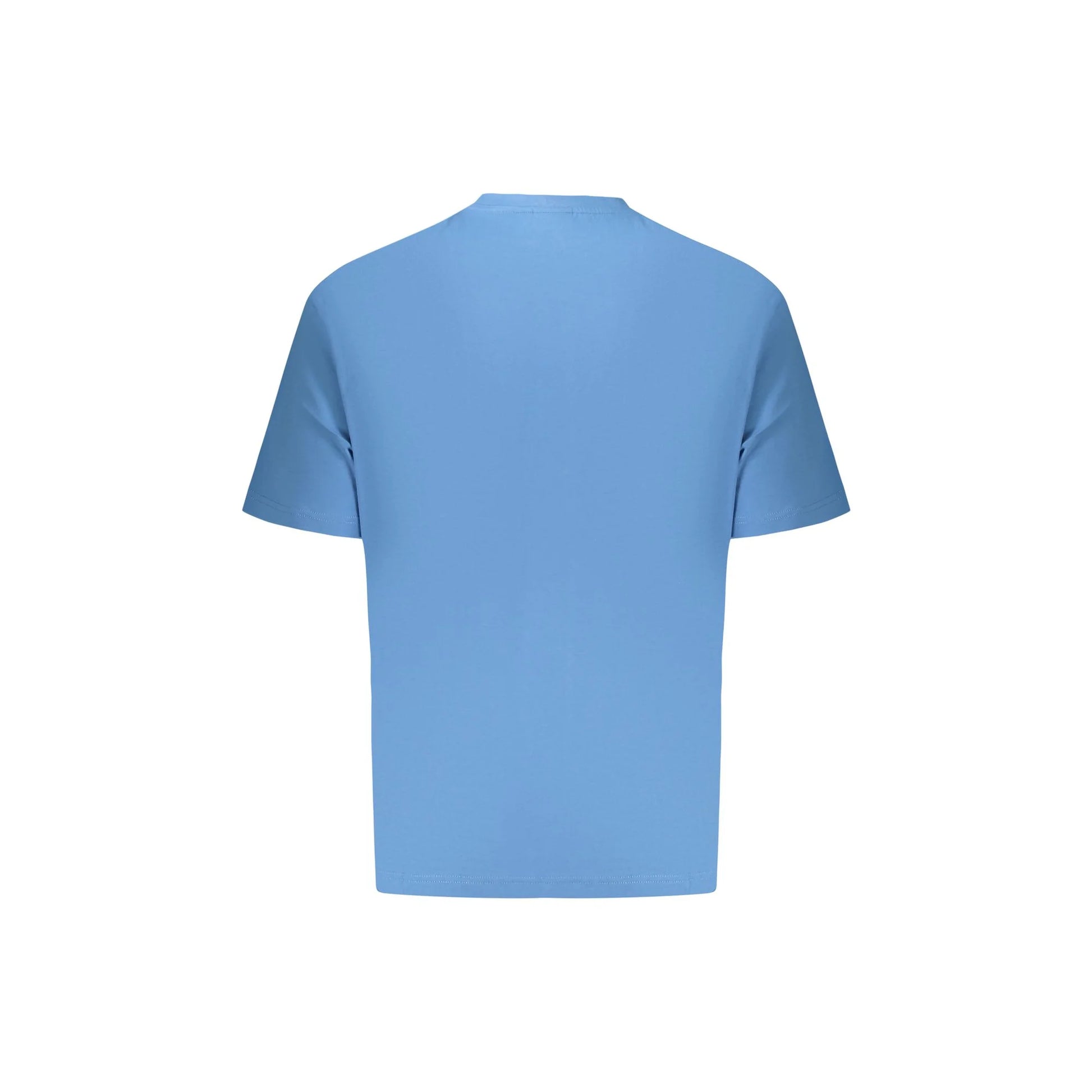 Napapijri T-Shirt Maniche Corte Uomo Azzurra Stampa Logo azzurro - vista 2