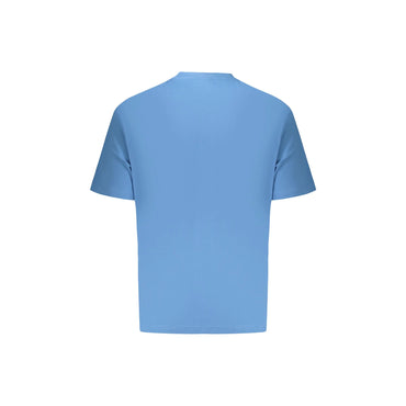 Napapijri T-Shirt Maniche Corte Uomo Azzurra Stampa Logo azzurro - vista 2