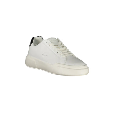 CALVIN KLEIN Sneakers Donna Bianche con Lacci e Dettagli in Nero - vista 2