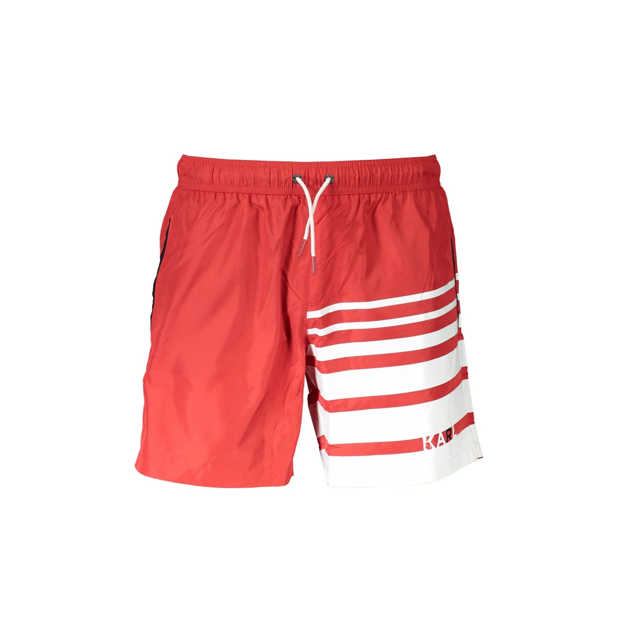 Karl Lagerfeld Beachwear Costume da Mare Uomo Rosso Stampa Logo - foto prodotto