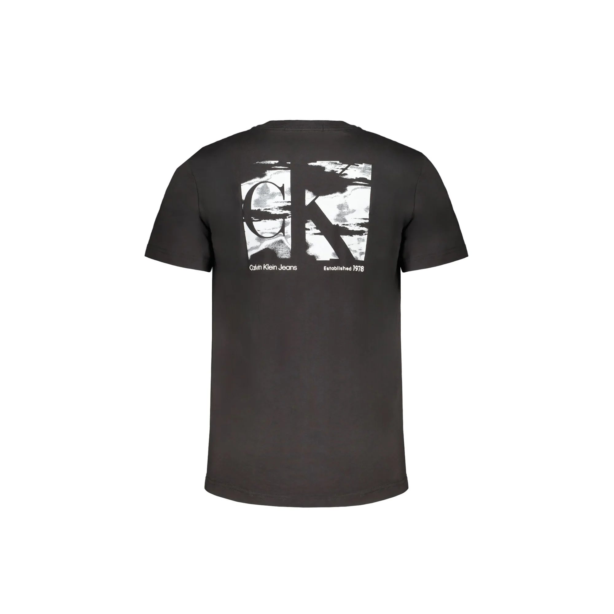 CALVIN KLEIN T-SHIRT MANICHE CORTE UOMO NERO
