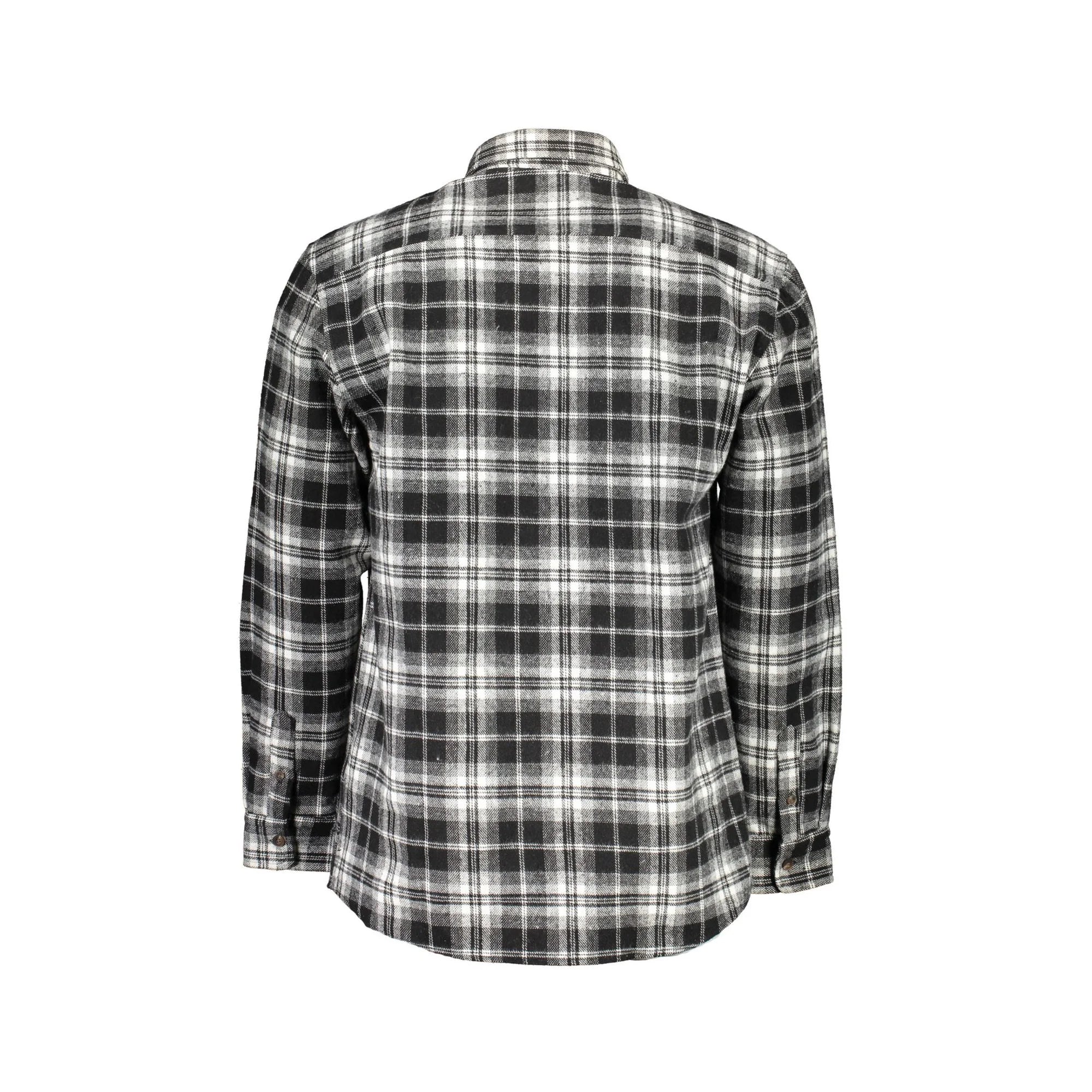North Sails Camicia Maniche Lunghe Uomo Nera Collo all'Italiana Camicie nero - vista 2