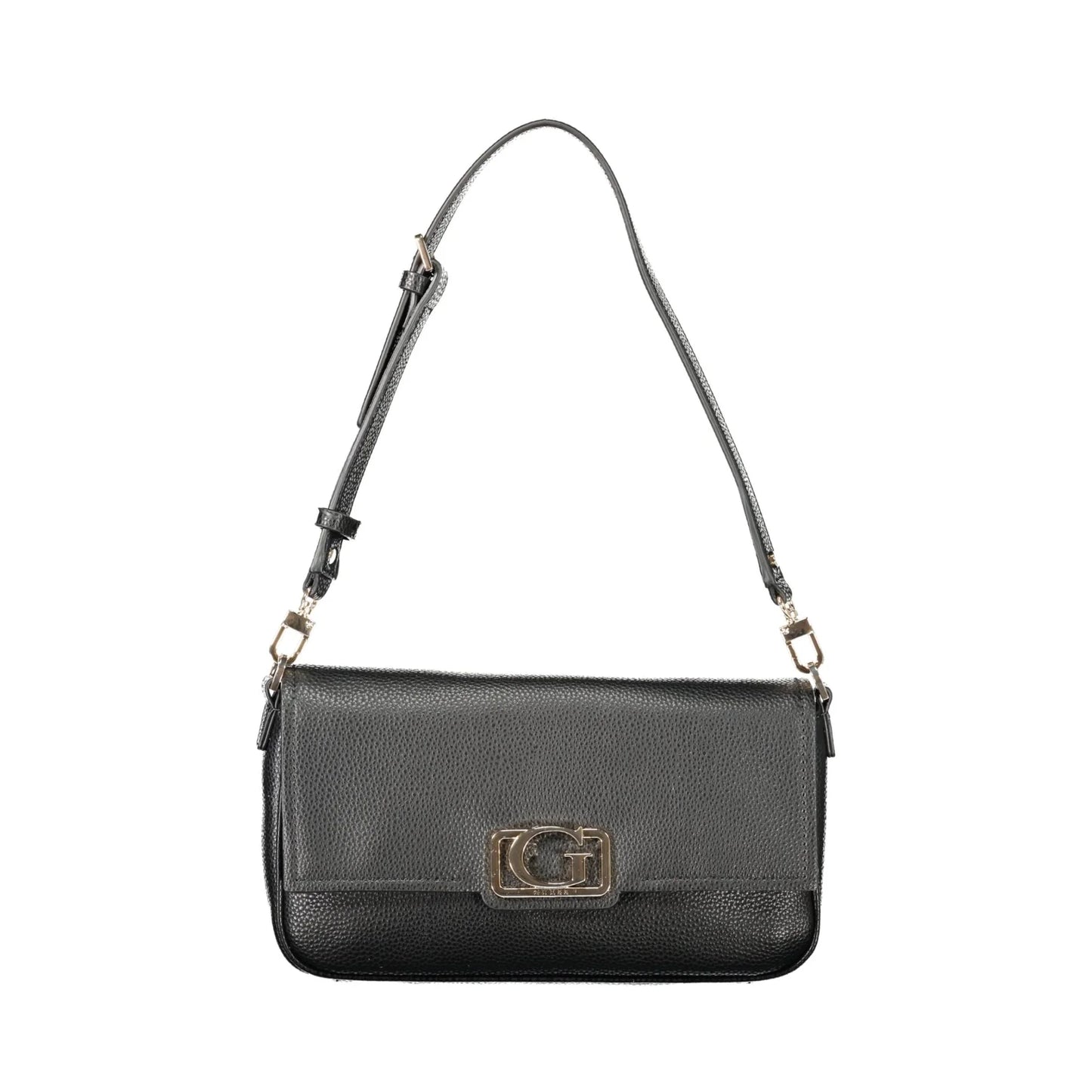 Guess Jeans Borsa a Tracolla Donna Nera Stampa Logo Borse Nero - foto prodotto