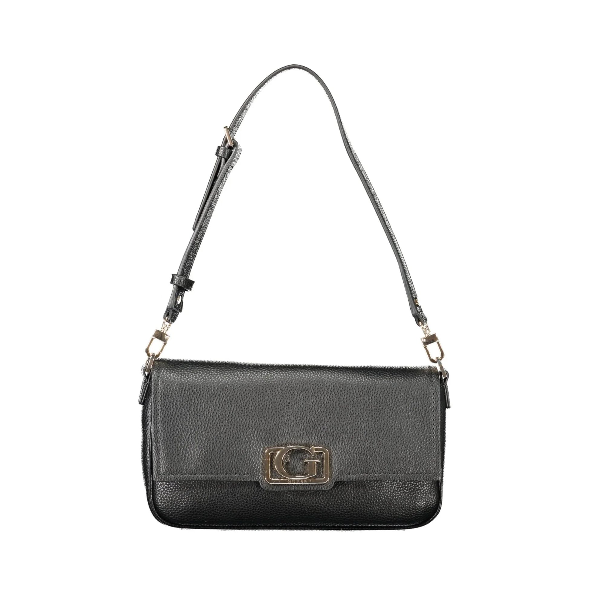 Guess Jeans Borsa a Tracolla Donna Nera Stampa Logo Borse Nero - foto prodotto
