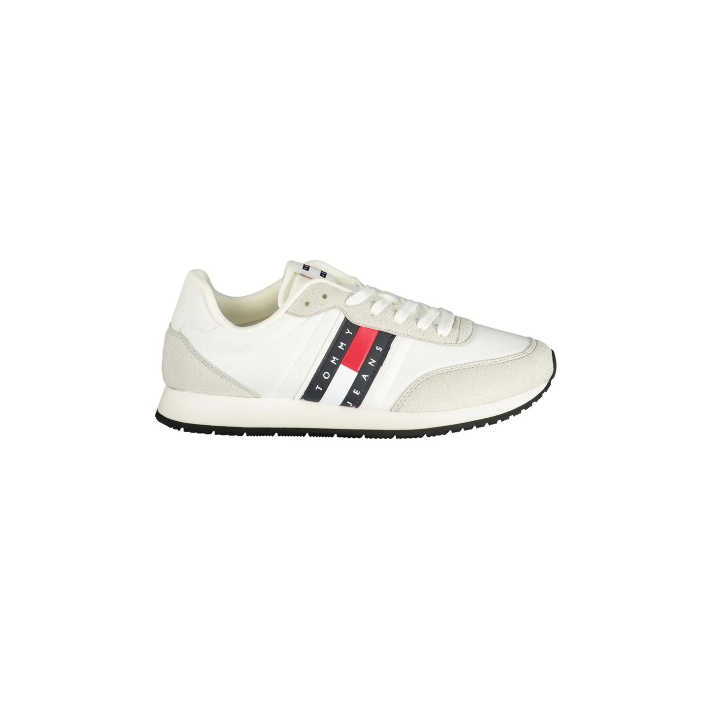 Tommy Hilfiger Sneakers Uomo Bianche Stampa Logo Bianco - foto prodotto