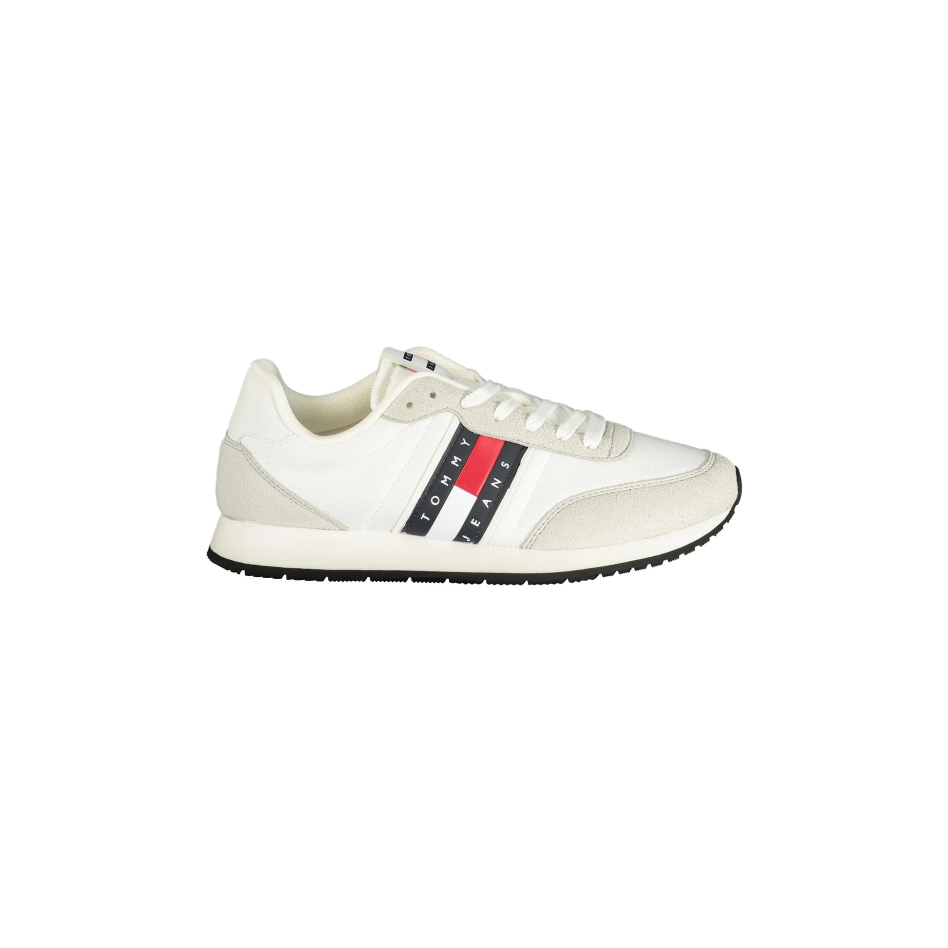 Tommy Hilfiger Sneakers Uomo Bianche Stampa Logo Bianco - foto prodotto