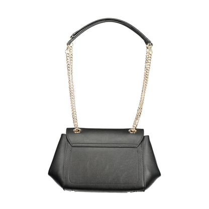 Guess Jeans Borsa a Spalla Donna Nera Logo Borse nero - vista 2