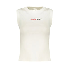 Tommy Hilfiger Canotta Donna Bianca Stampa Logo