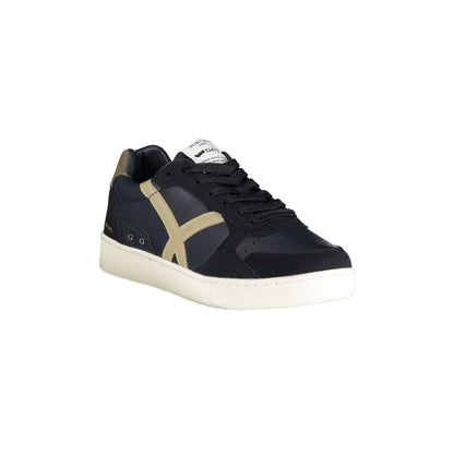 Gas Sneakers Uomo Blu Lacci Plantare Removibile Logo - vista 2