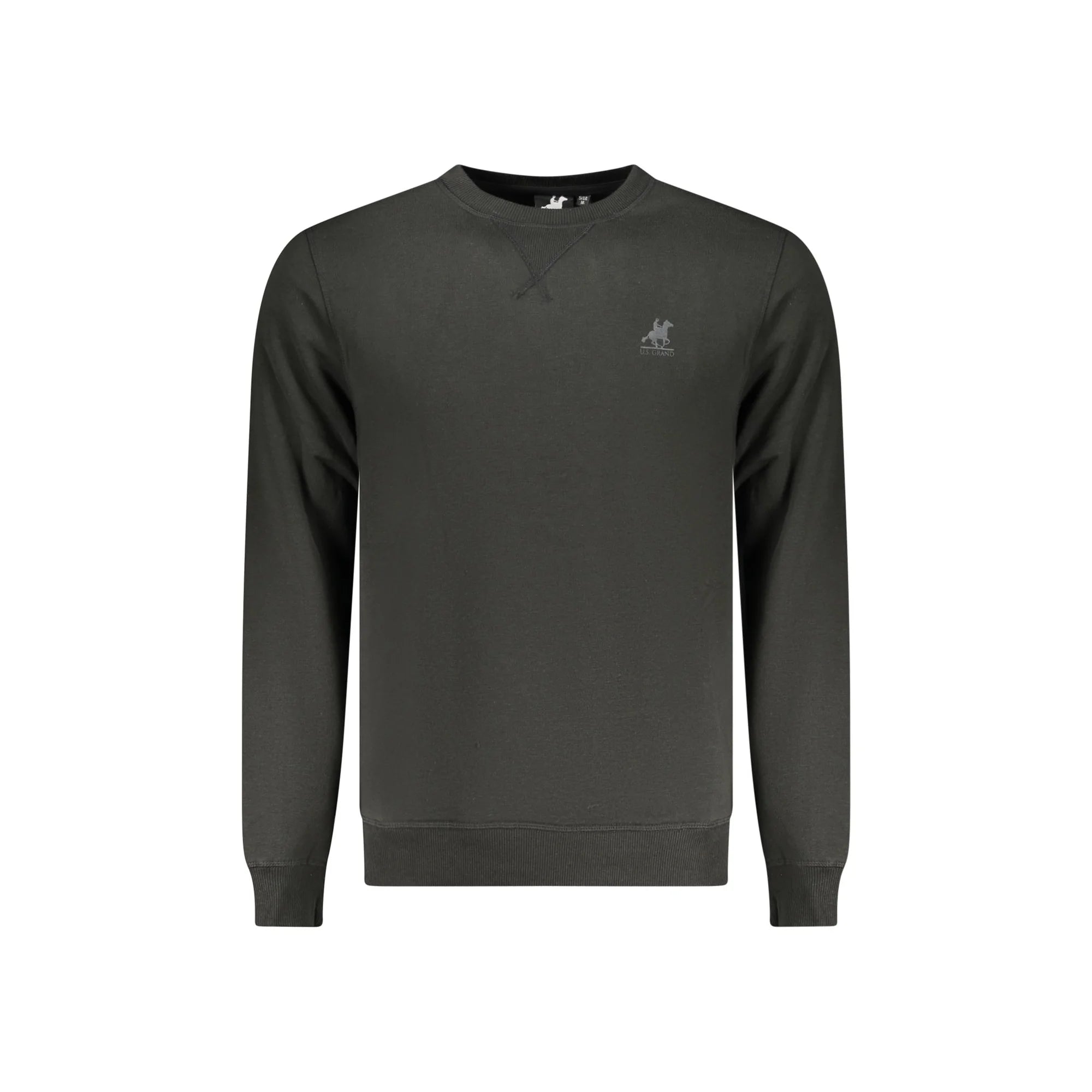 U.S. GRAND FELPA SENZA ZIP UOMO NERO