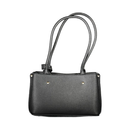 Guess Jeans Borsa a Spalla Donna Nera Logo Borse nero - vista 2