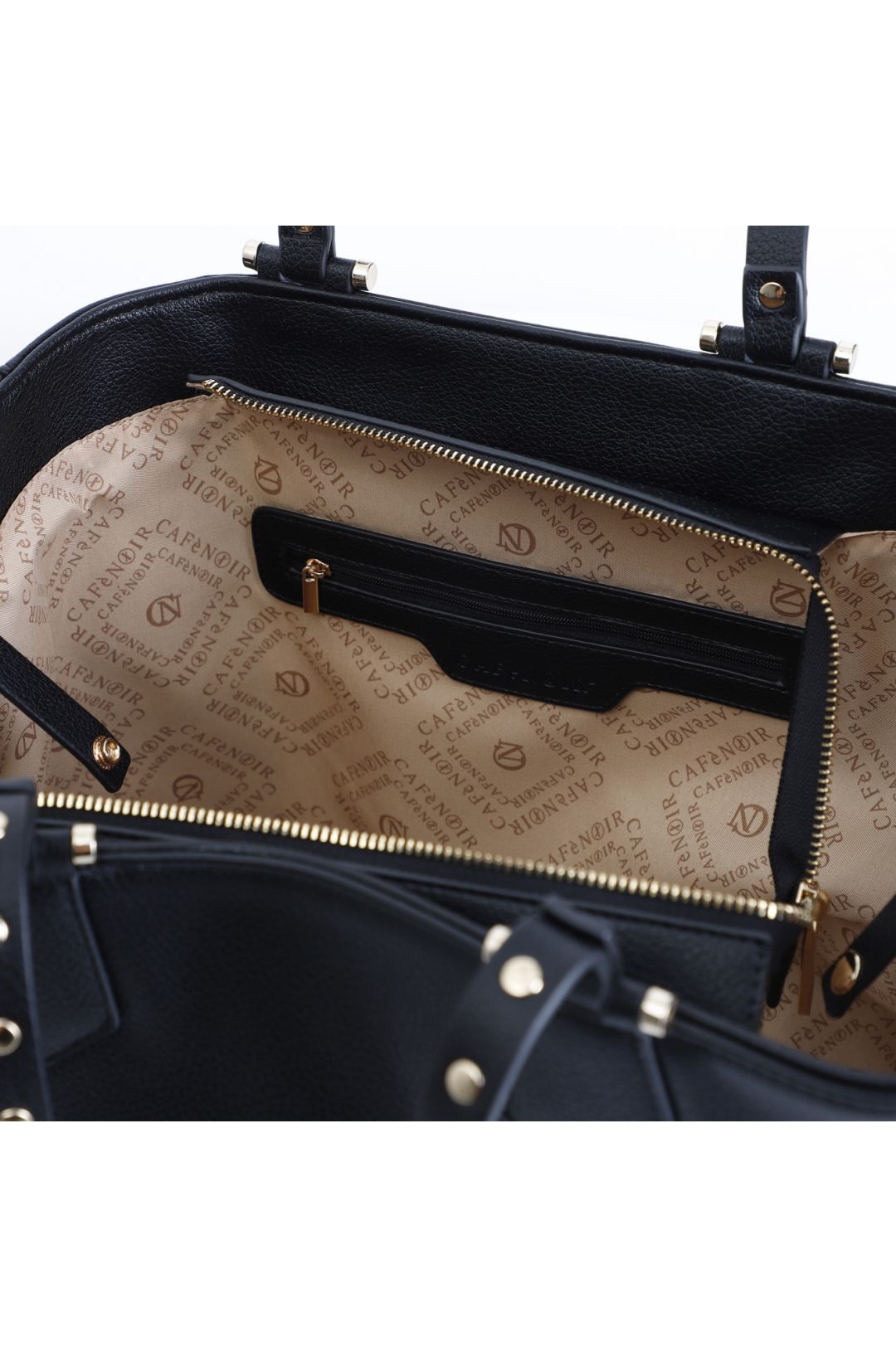 Cafenoir Borsa a Spalla Donna Nera Chiusura con Zip Borse nero - vista 5