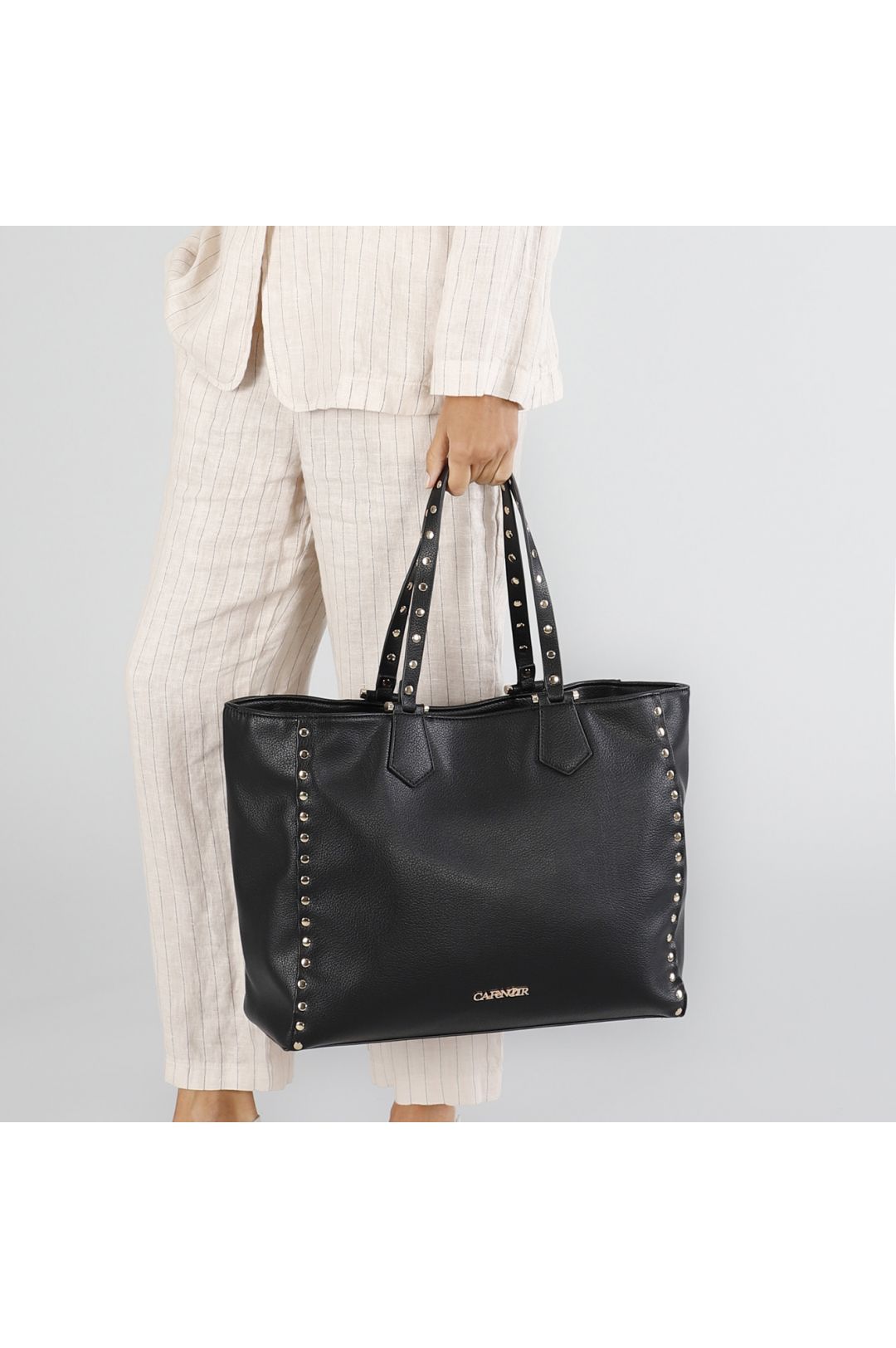 Cafenoir Borsa a Spalla Donna Nera Chiusura con Zip Borse nero - vista 2